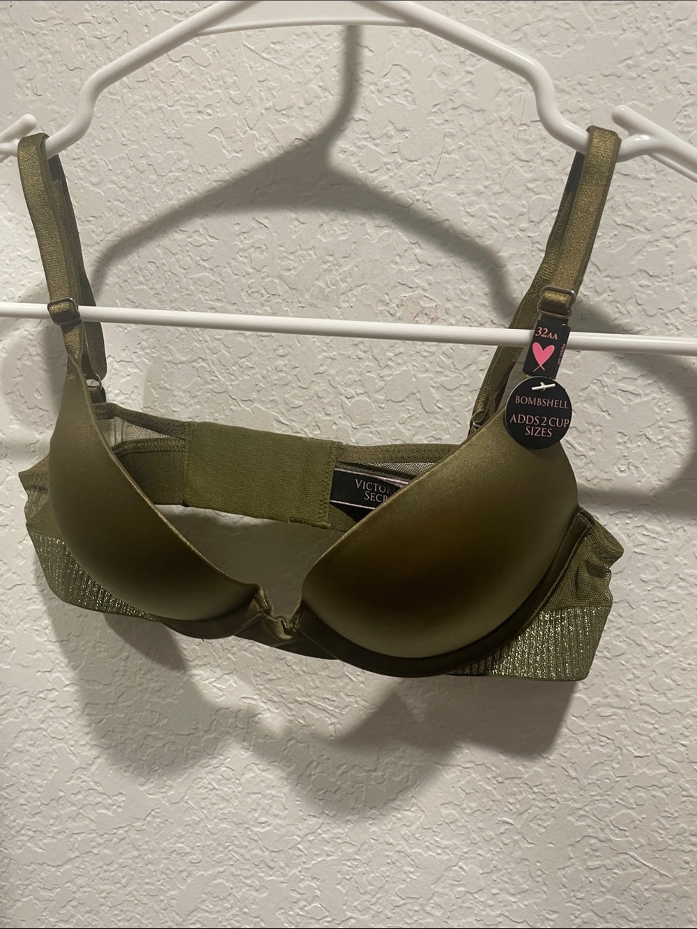 Victoria's Secret Bombshell Push-Up Bra — Olive